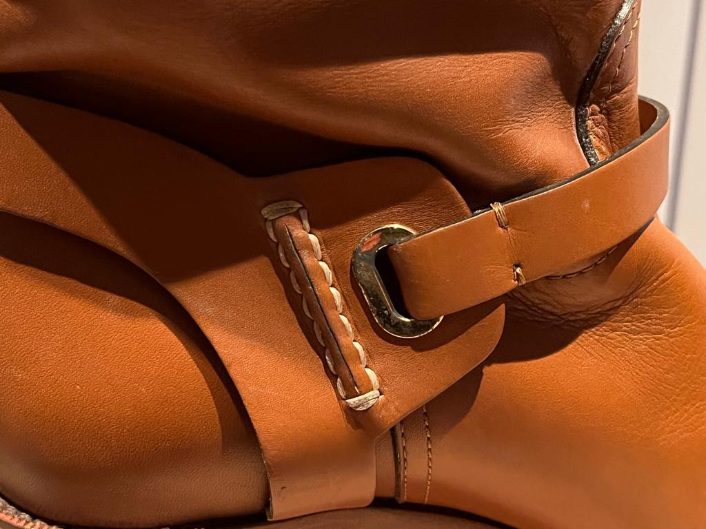 Ralph Lauren Brown Leather Boots Detail