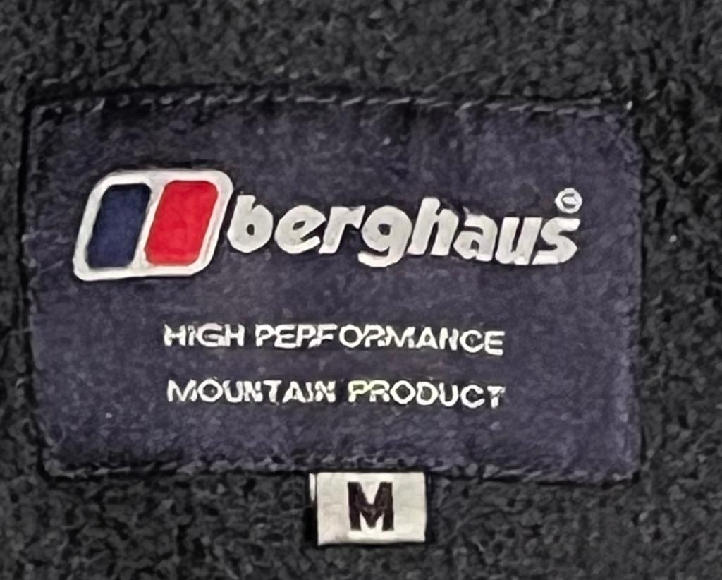Berghaus Petrol Blue Fleece - size M - Label