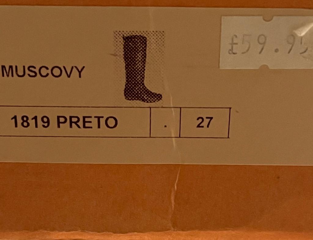 PETASIL Black Leather Boots - UK 9
