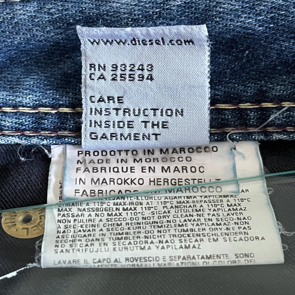 Diesel Blue Jeans - W30 - Wash Label