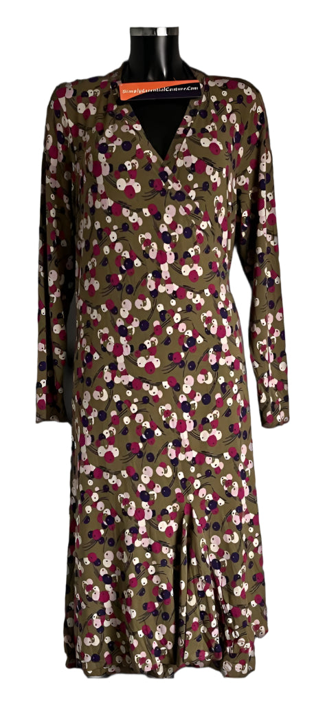 BODEN Multicoloured Wrap Dress - UK20