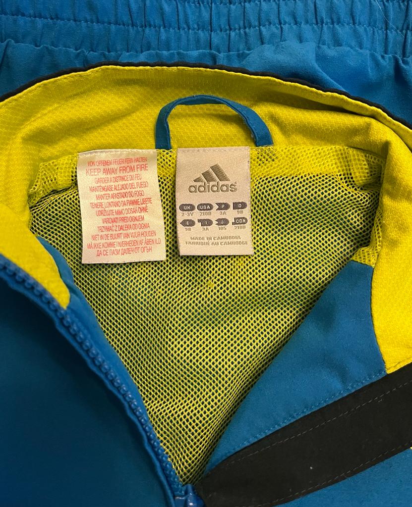 ADIDAS Blue and Yellow Top - Age 2-3yrs