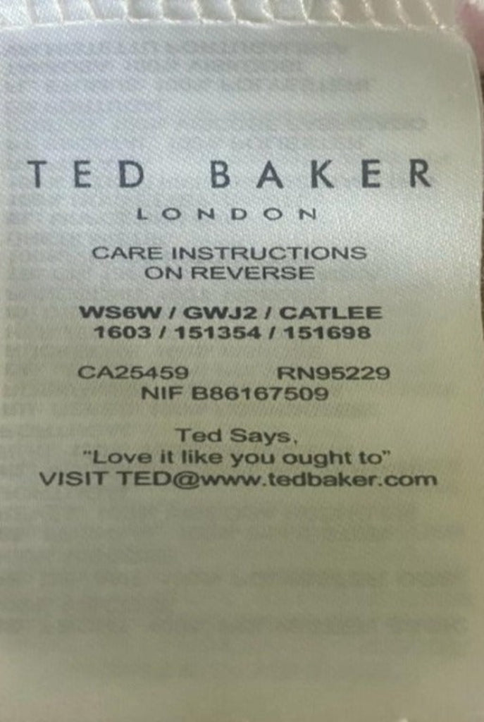 Ted Baker Pink Floral Pattern Top - Wash