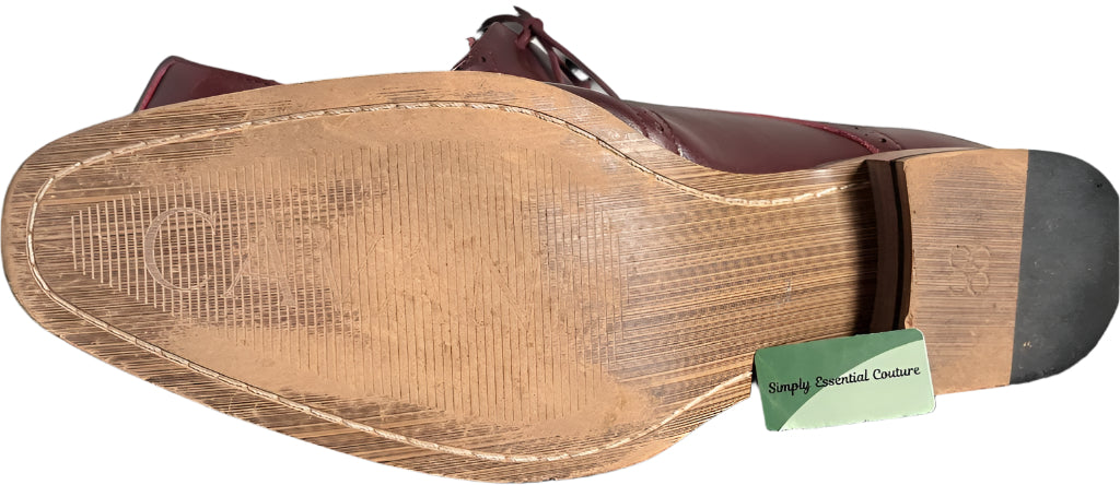 Cavani Brown Leather Shoes - Sole