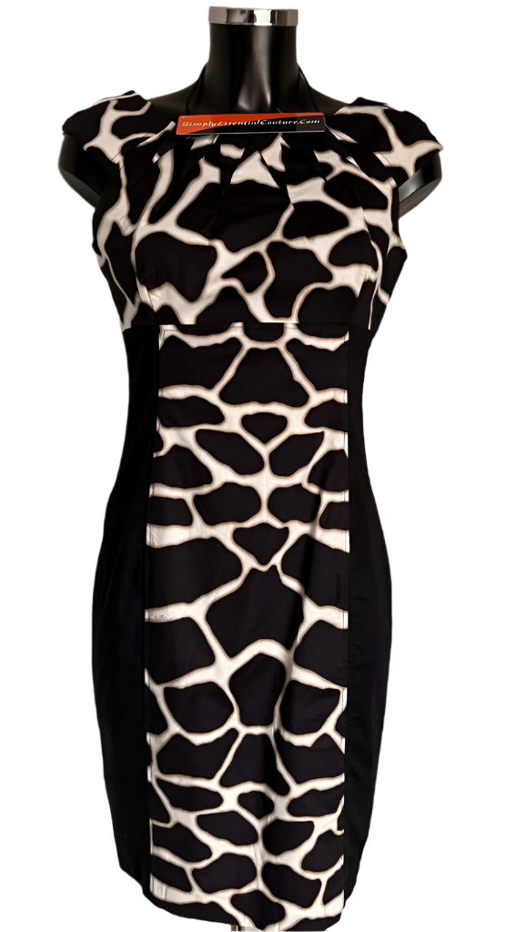 KAREN MILLEN Black & White Dress - UK12