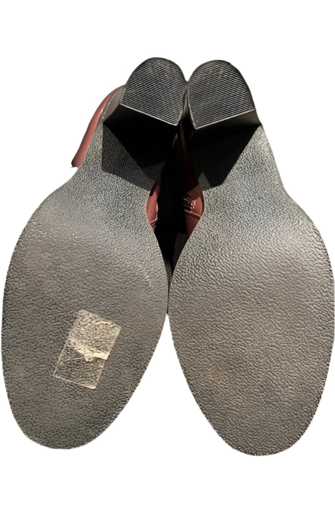 Dorothy Perkins Burgundy Boots - UK 7