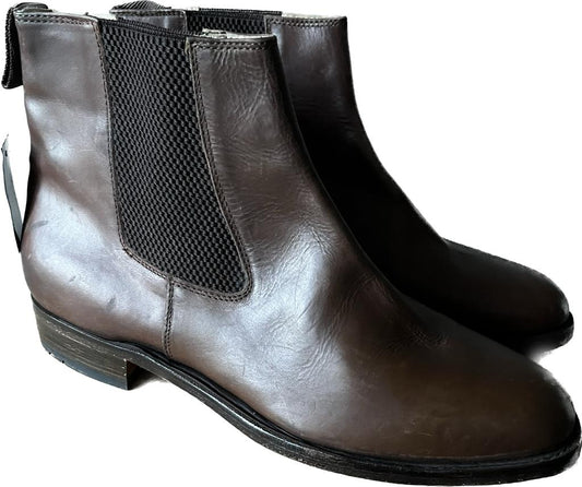 SAMUEL WINDSOR Leather Chelsea Boots - Size UK8