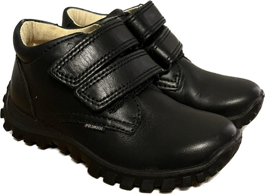 Primigi Boys Black Leather Shoes - UK 7.5
