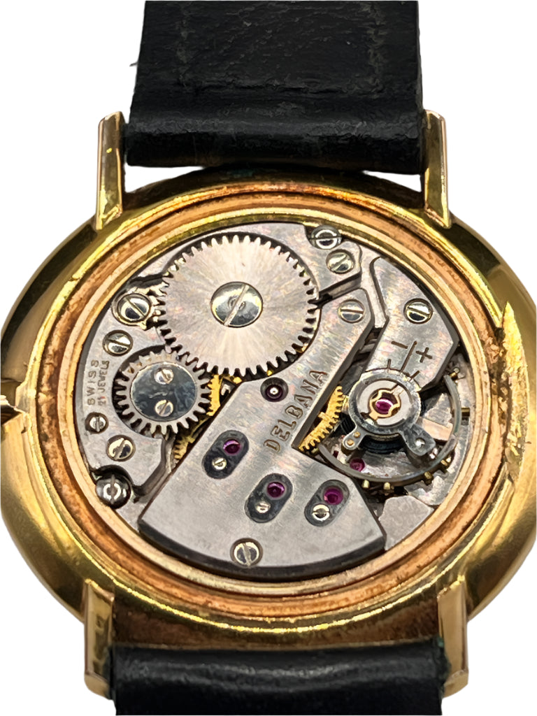 Delbana Vintage Gold Watch - Internals