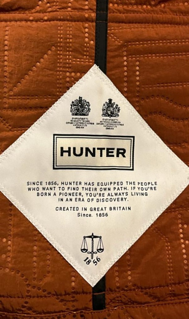 HUNTER Burnt Orange Jacket - Label