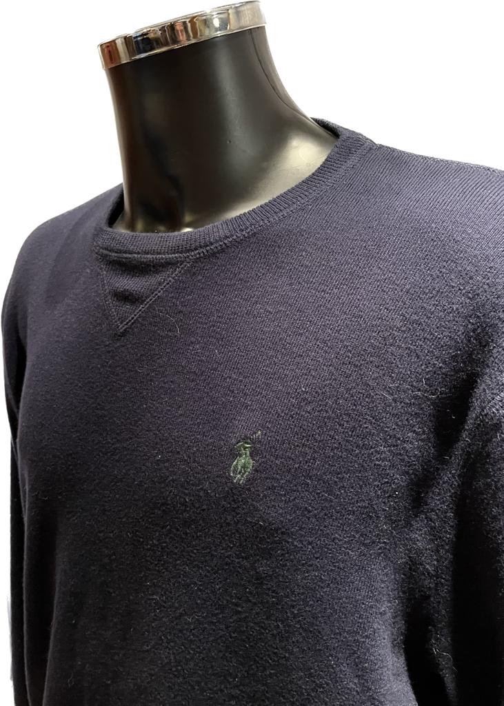 Polo Navy Blue Sweater - Front