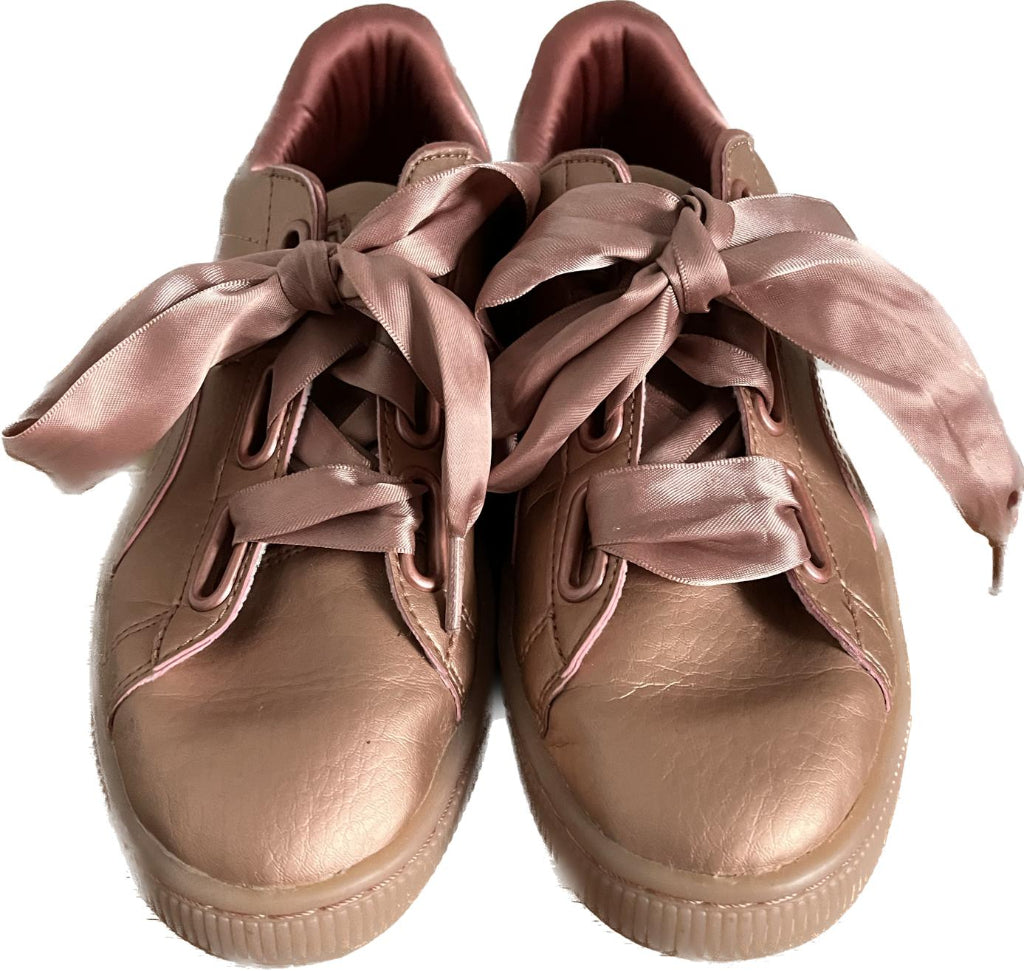 PUMA Rose Gold Trainers  - Size UK 6