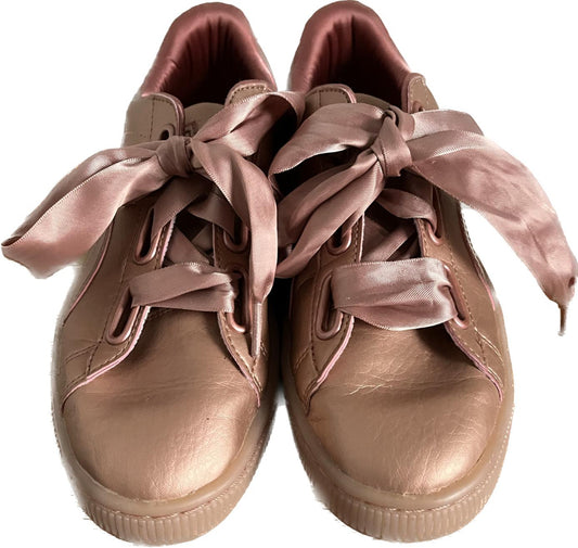 PUMA Rose Gold Trainers  - Size UK 6
