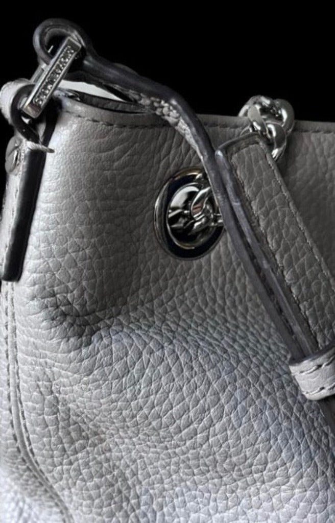MICHAEL KORS Grey Leather Handbag