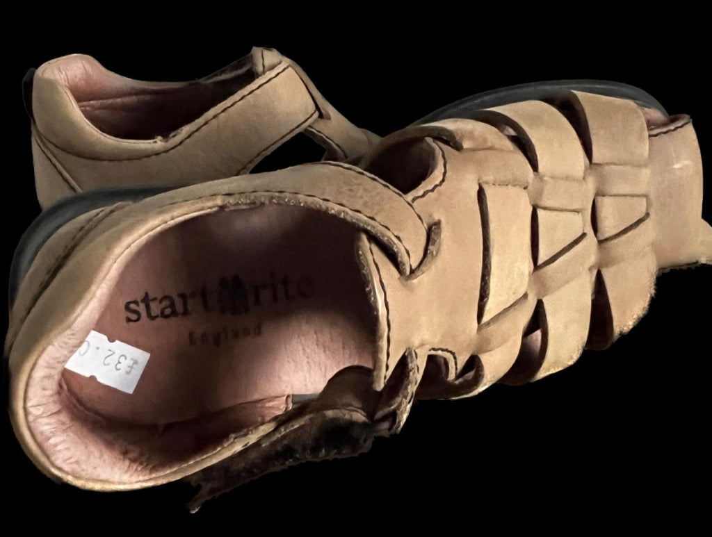 START-RITE Brown Leather Sandals