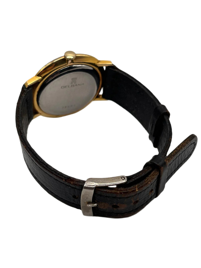 Delbana Vintage Gold Watch - Original Strap