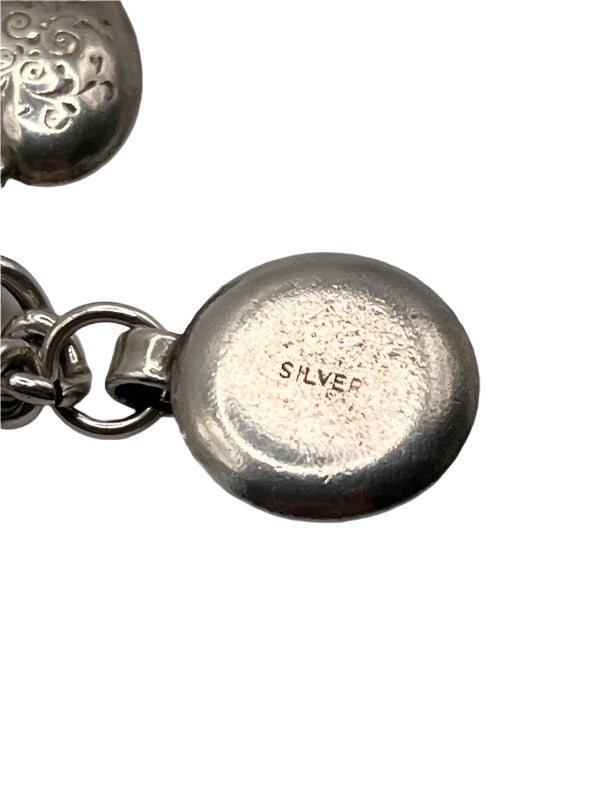 SOLID SILVER Hallmarked Charm Bracelet