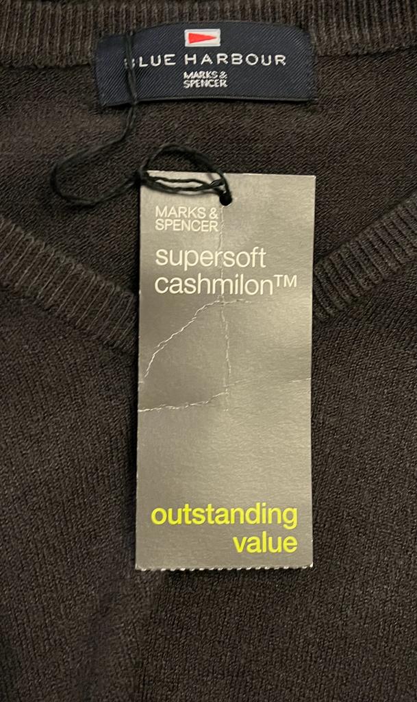 M&S Blue Harbour Sweater - Label
