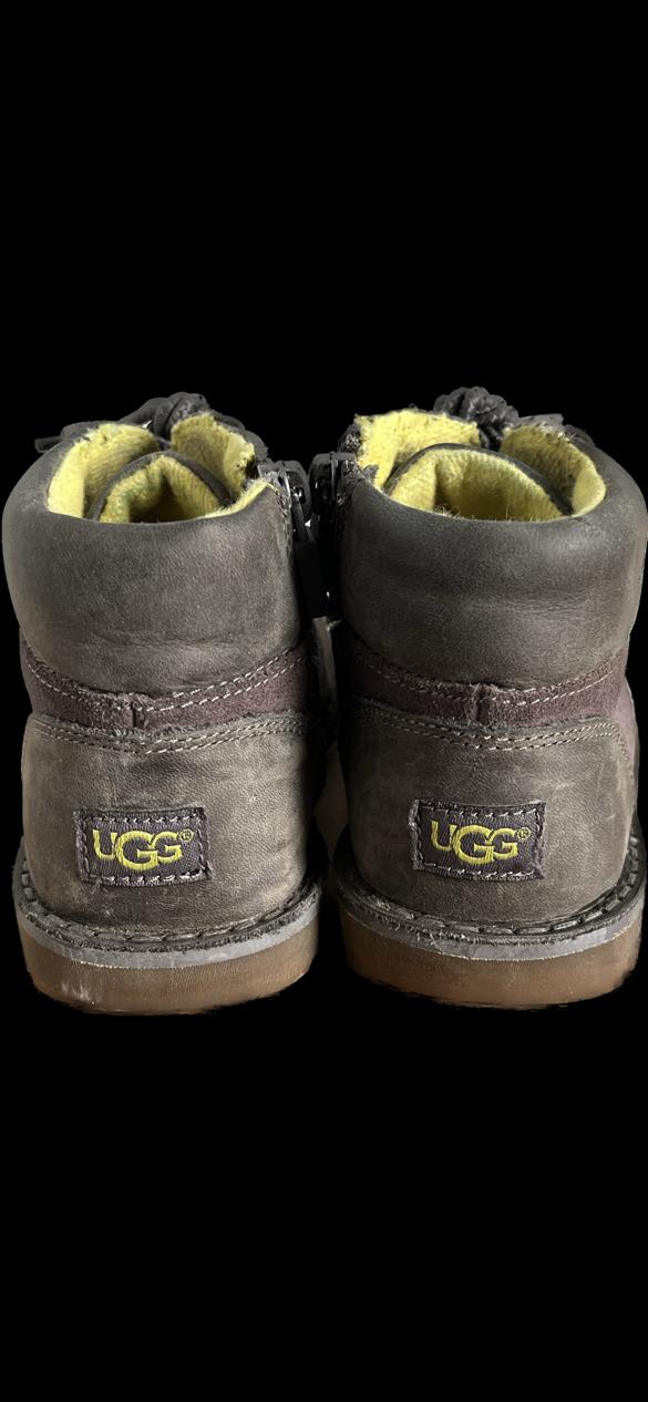 UGG Leather Boots - Size UK9 Infant - Pre-loved with box