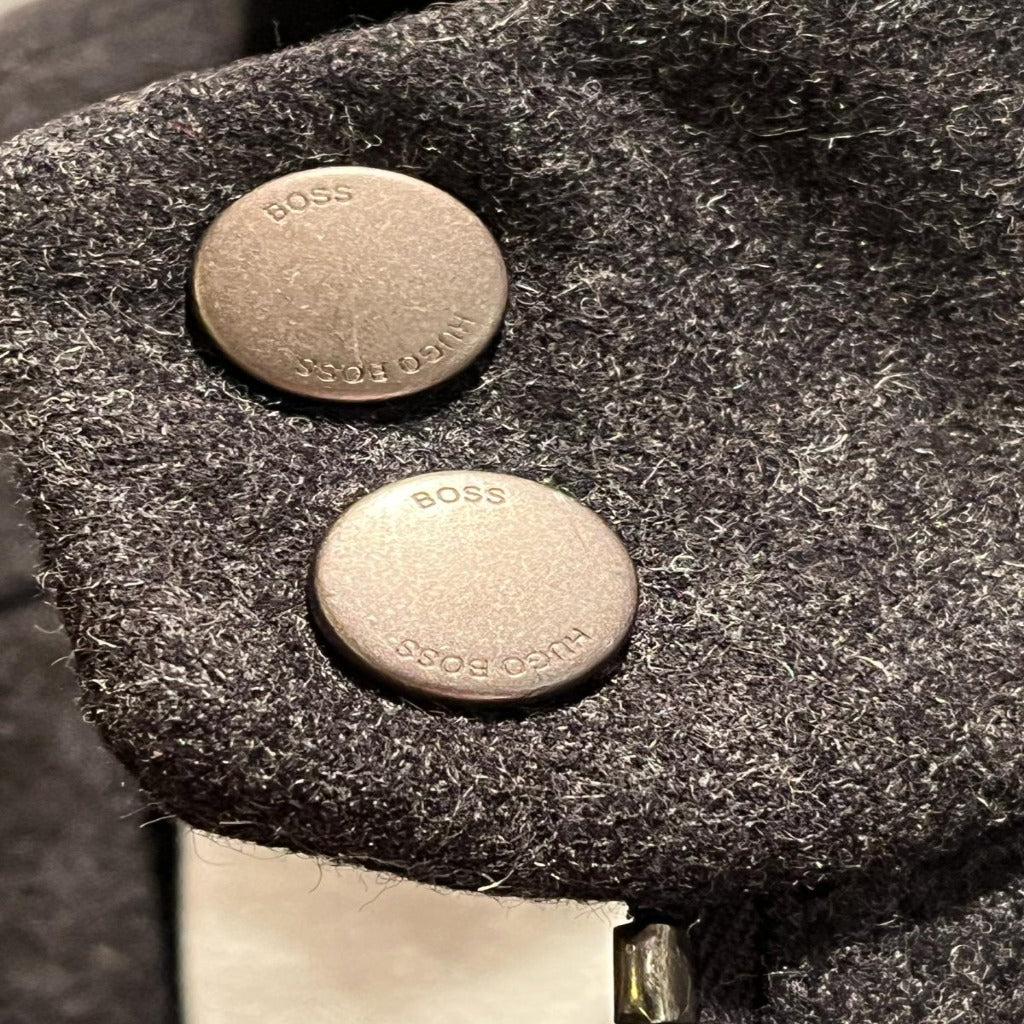 Boss Grey Wool Jacket - UK L - Buttons