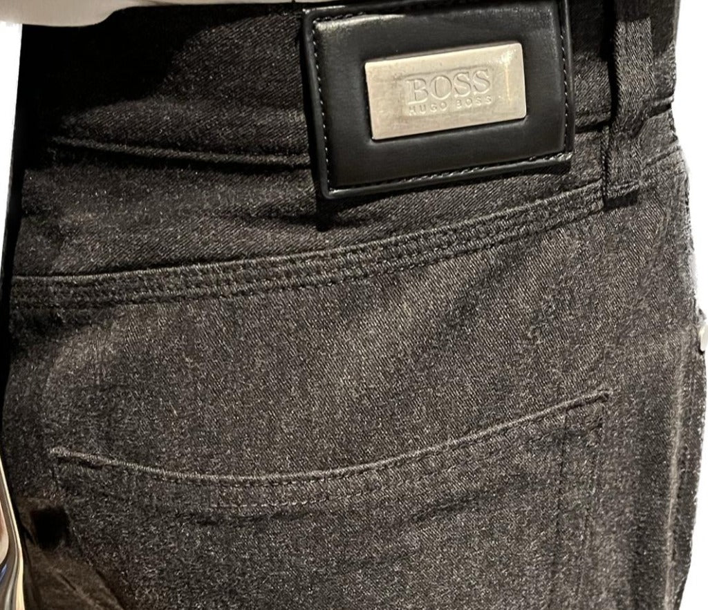 Hugo Boss Dark Grey Alabama Trousers