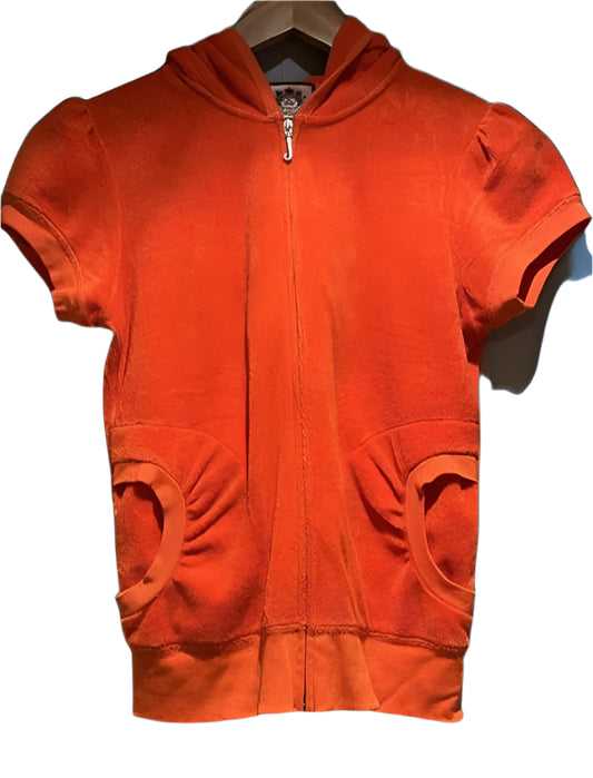 Juicy Couture Orange Hoddie - UK L