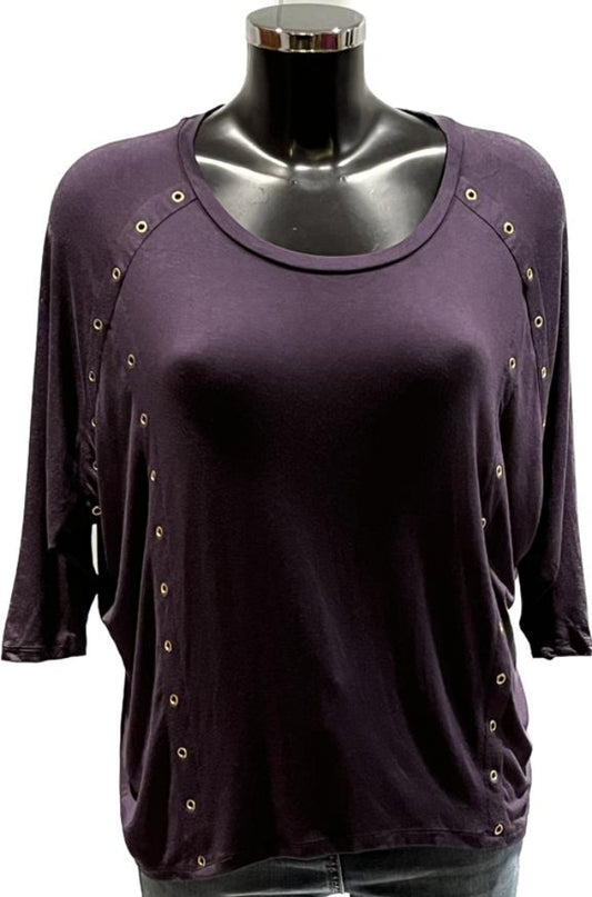 Michael Kors Navy Top - Size UK S