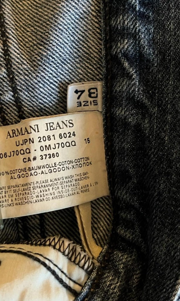 Armani Blue Bootcut Jeans W34 - Wash Tags