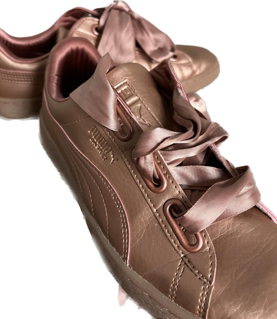 PUMA Rose Gold Trainers  - Size UK 6