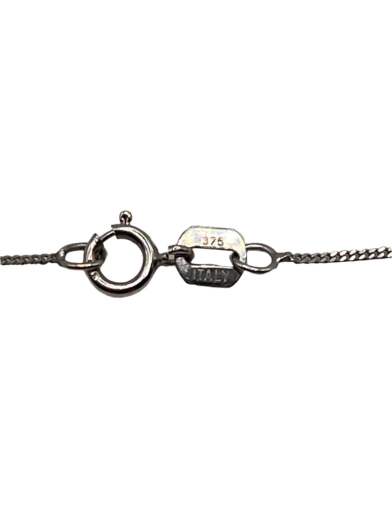 Ernest Jones 9ct White Gold & Diamond Cross