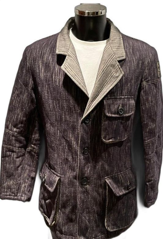 Armani Jeans Denim Look Coat - UK14