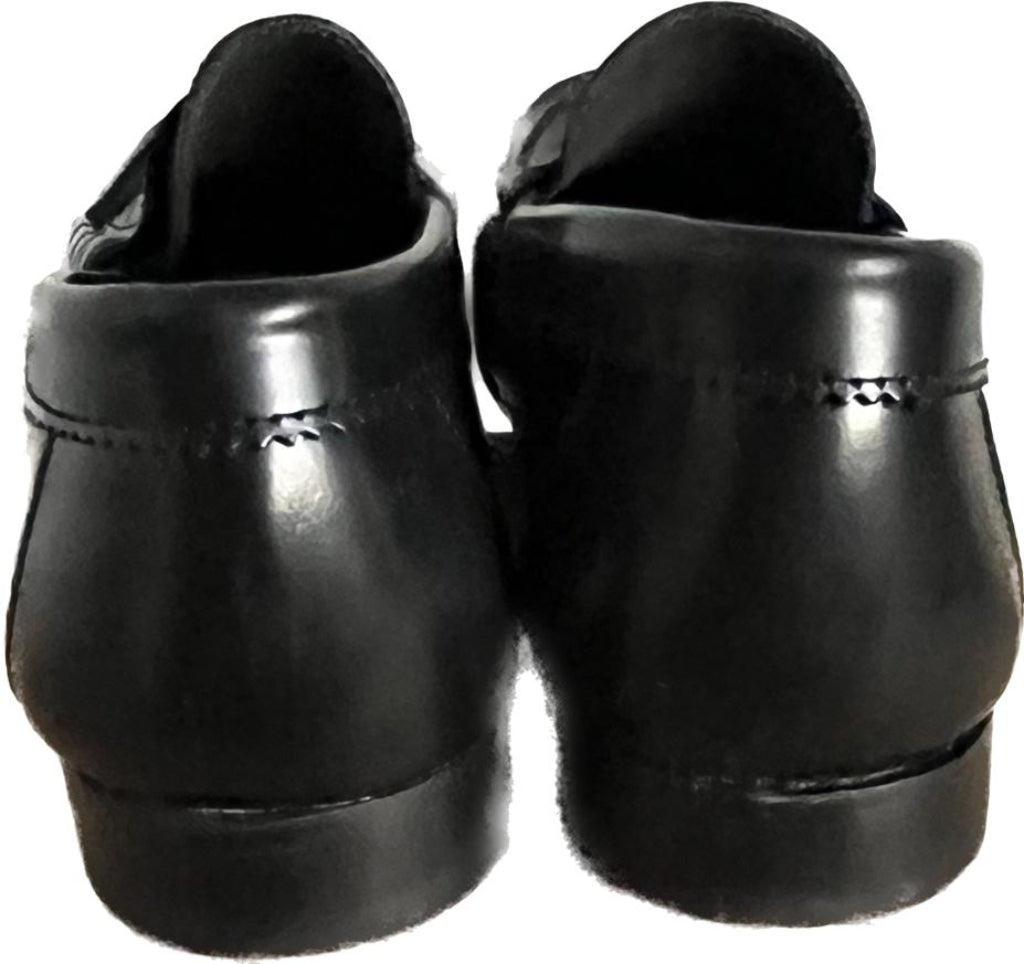 START-RITE Girls Black Leather Shoes