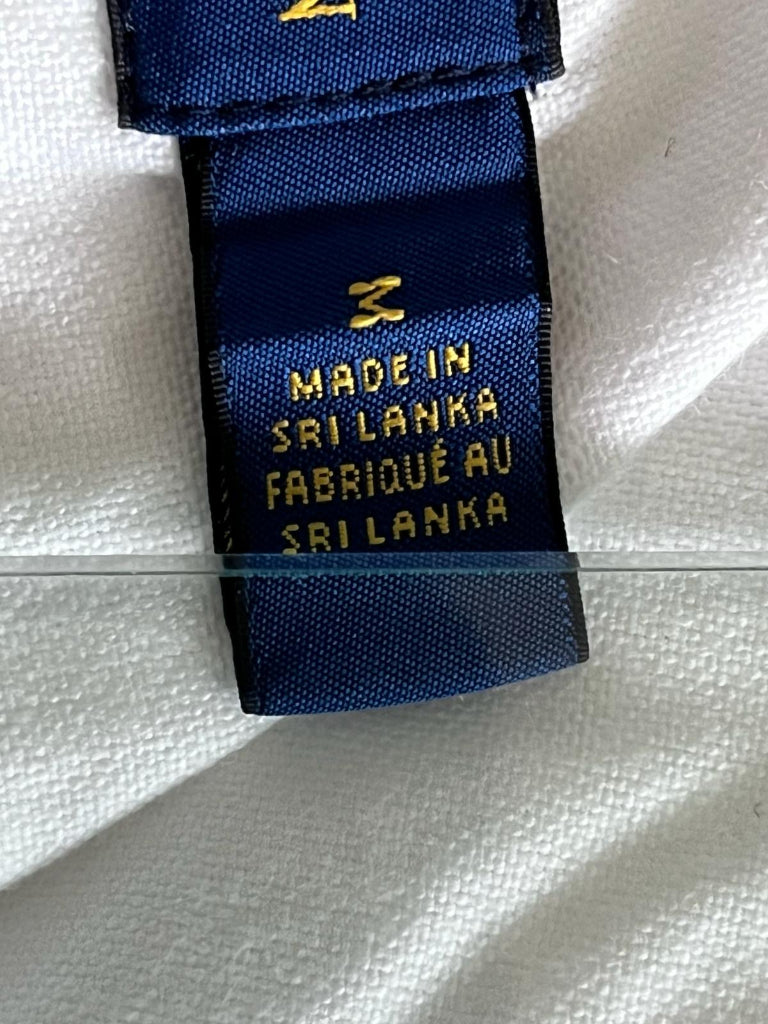 Ralph Lauren White Shirt with Anchor - Label