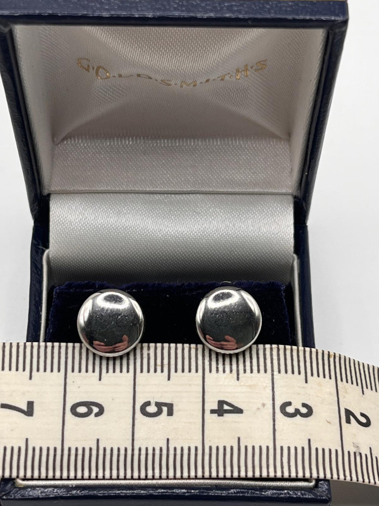 Goldsmiths 18K White Gold Studs - Dimensions