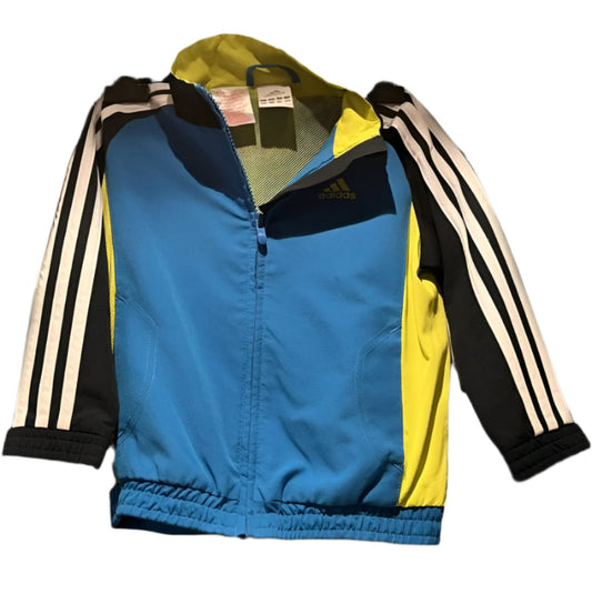 ADIDAS Blue and Yellow Top - Age 2-3yrs