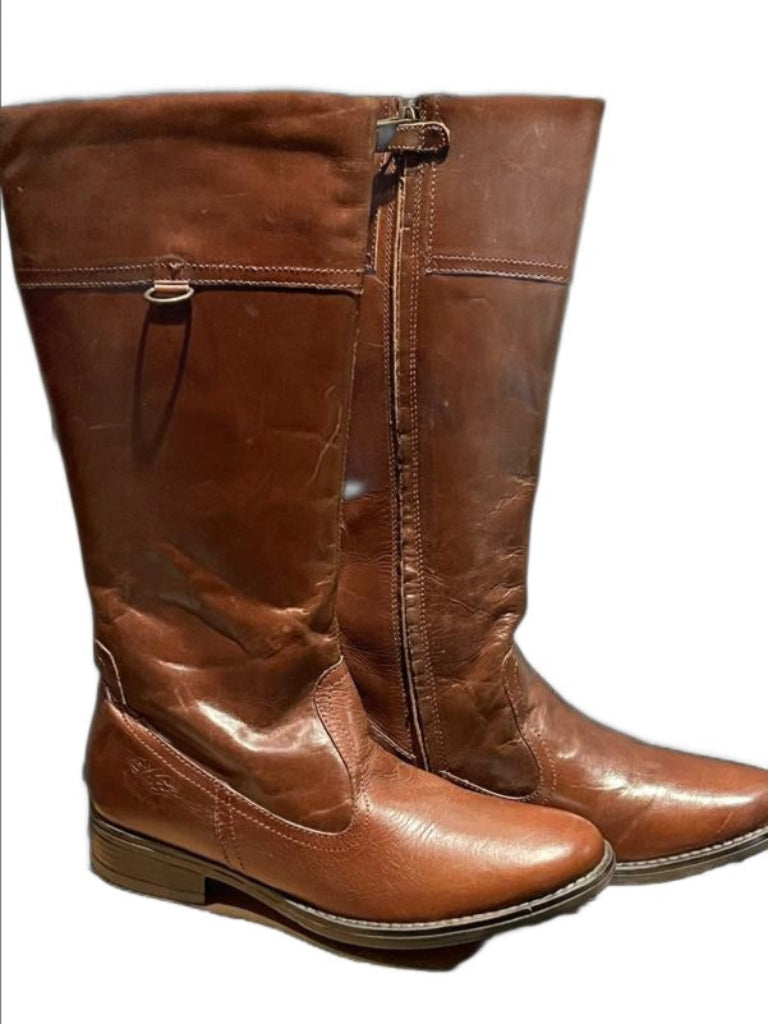 PRIMIGI Brown Leather Boots - UK5