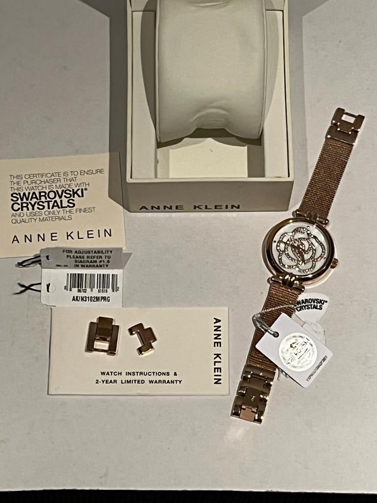 ANNE KLEIN SWAROVSKI Crystal Watch
