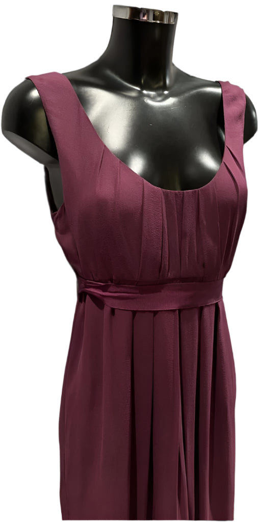 JIGSAW Purple Chiffon Dress - UK12