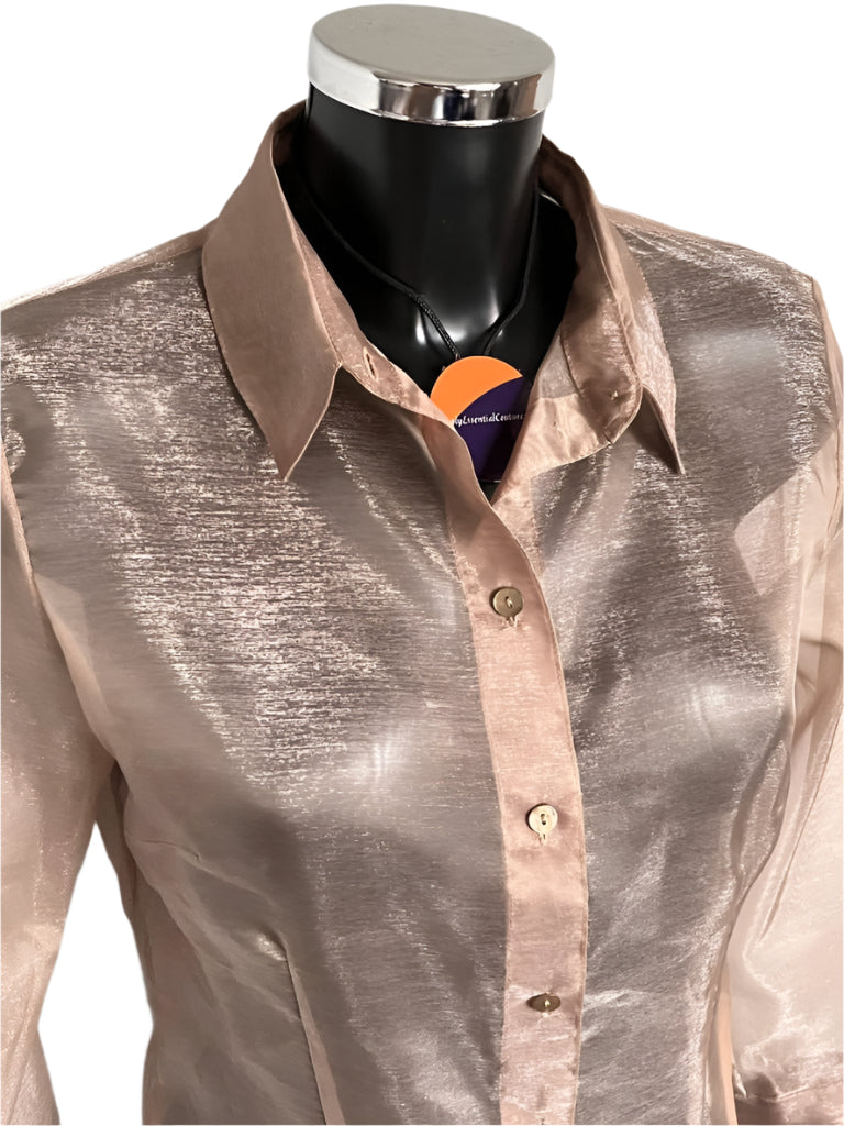 Gina Bacconi Sheer Gold Shirt - UK10