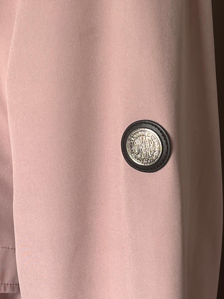 DKNY Baby Pink Hooded Raincoat - UK 14