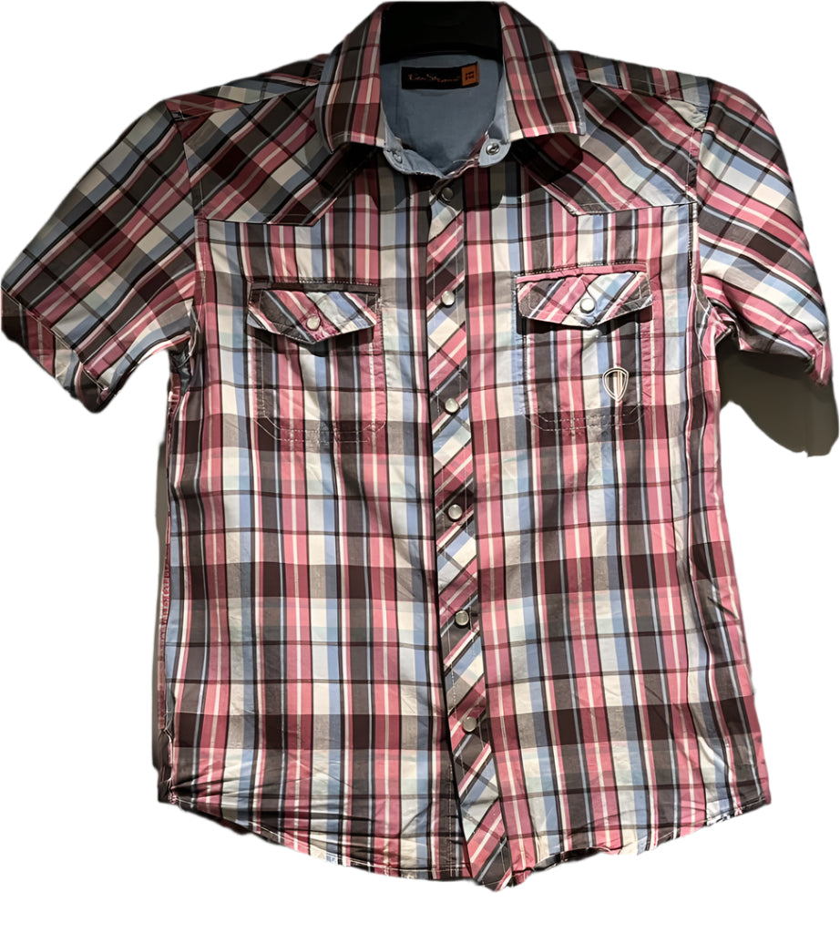 BEN SHERMAN Checked Shirt - Age 9
