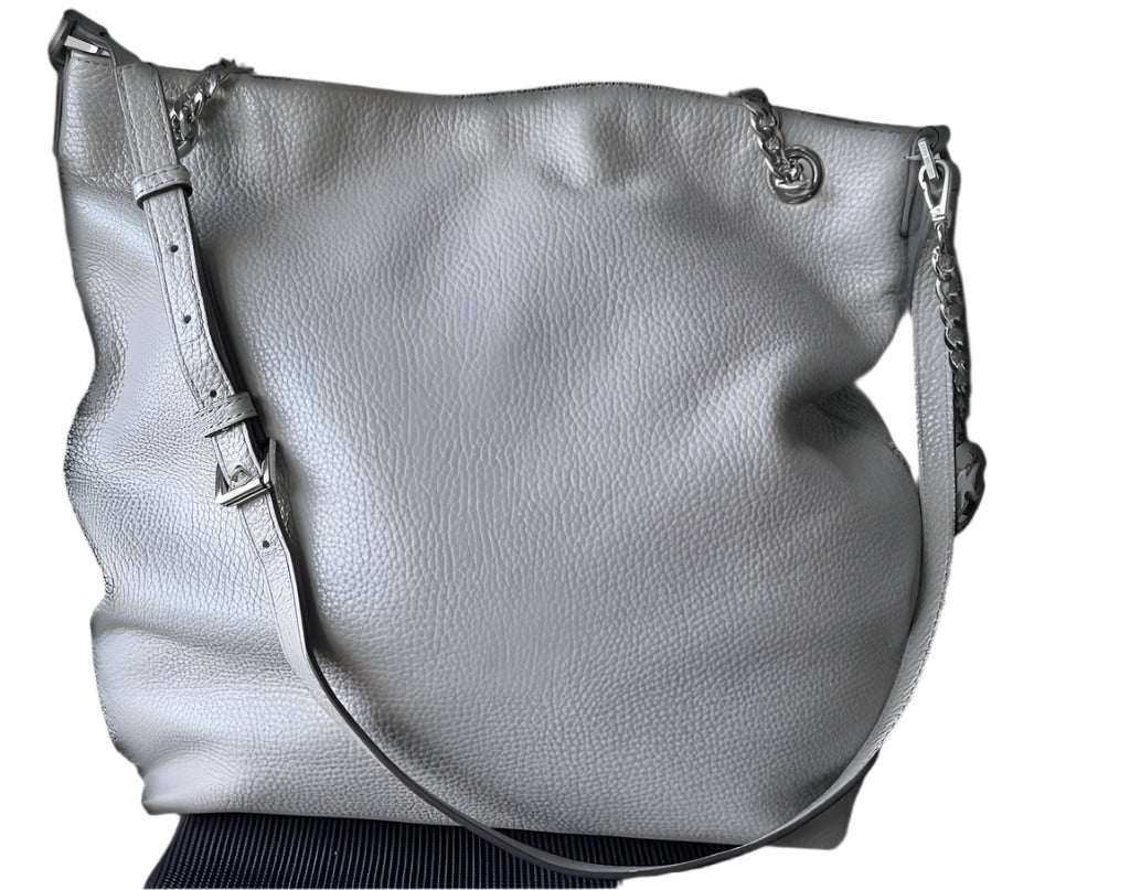 MICHAEL KORS Grey Leather Handbag