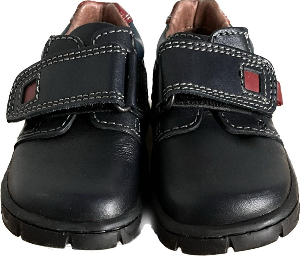 START-RITE HORNBY Navy Leather Boys Shoes