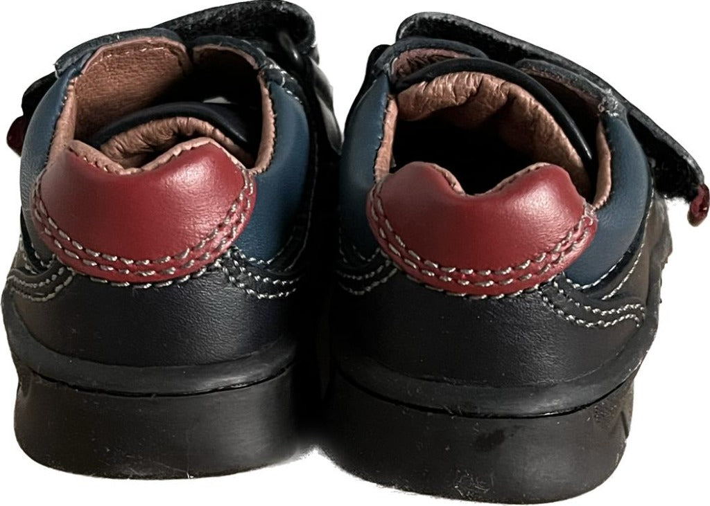 START-RITE HORNBY Navy Leather Boys Shoes