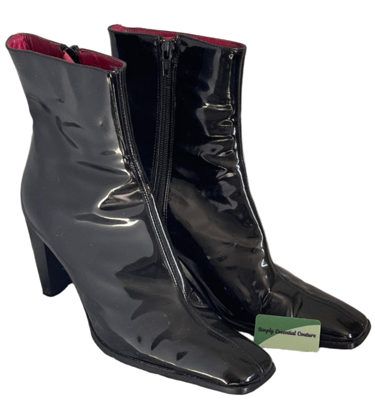 i BLUES Black Ankle Boots UK4 - Pre-loved
