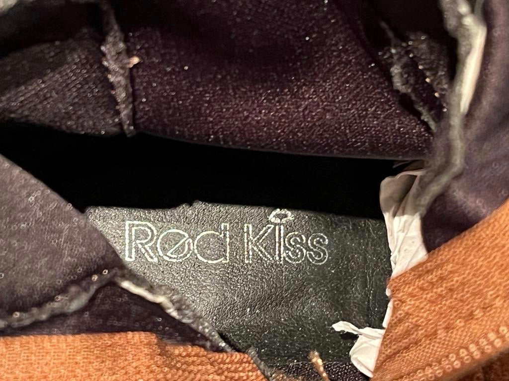 RED KISS Long Suede Brown Boots - Size UK4