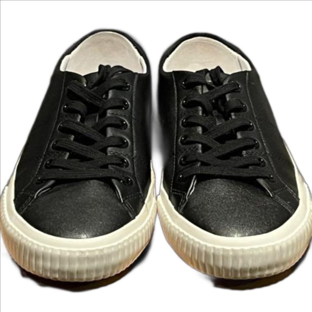 TED BAKER Black Leather Trainers - UK 5