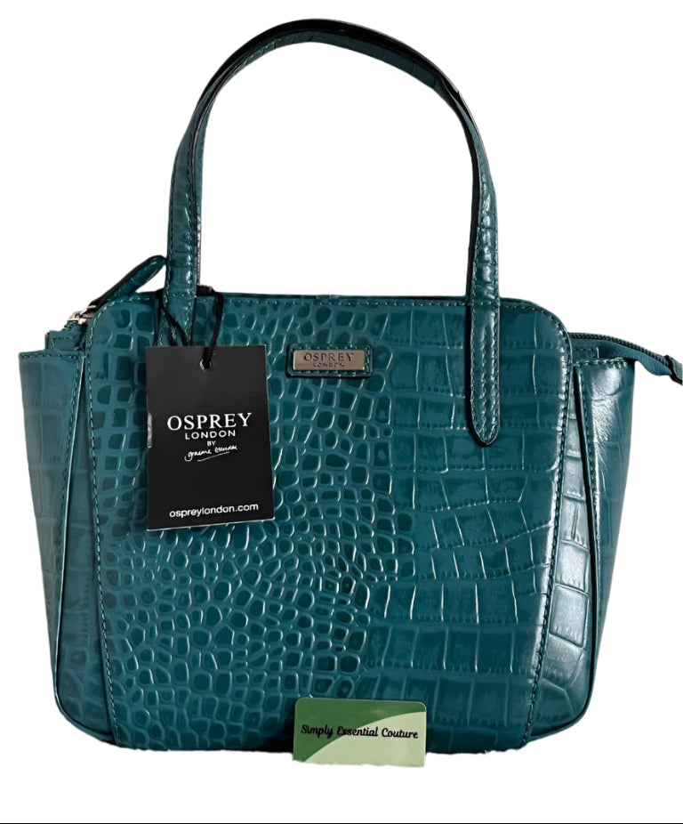 Osprey London Teal Handbag - NEW with Labels