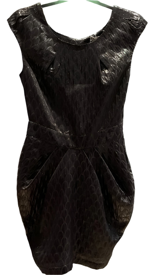 Lipsy London Black Keyhole Dress UK10