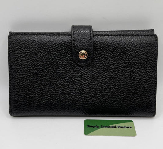Coach Black Pebbled Leather Purse